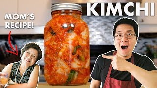 Traditional Homemade Kimchi Recipe Fermented Cabbage [upl. by Neryt]