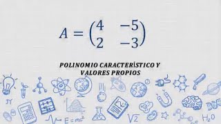 Polinomio característico y valores propios [upl. by Varden]