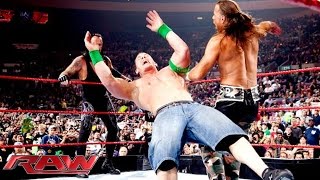 John Cena amp The Undertaker vs DGeneration X vs JeriShow Raw November 16 2009 [upl. by Brana]