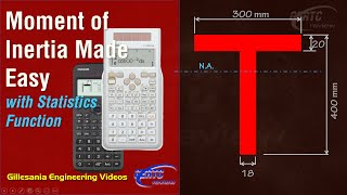 Moment of Inertia Made Easy with Statistic Function [upl. by Hcnarb585]