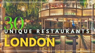 You HAVE TO visit these top restaurants in London  30 places to eat in London before you die [upl. by Cinderella]