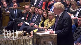 British Parliament debates Brexit as Johnson tries to secure December election [upl. by Yonah816]