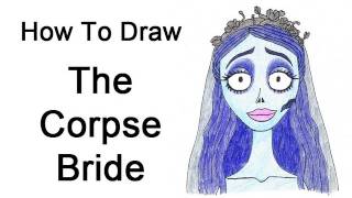 How to Draw Emily Corpse Bride [upl. by Chap]