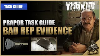 Bad Rep Evidence 1212 portable bunkhouse key  Prapor Task Guide  Escape From Tarkov EFT [upl. by Maples149]