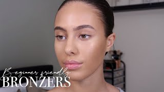 LOOK NATURAL  HOW TO USE BRONZER FOR BEGINNERS SHADE MATCHING FAVE BRONZERS PLACEMENT [upl. by Stretch]