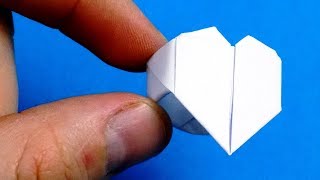 Origami Heart Ring  Instructions [upl. by Seyer214]