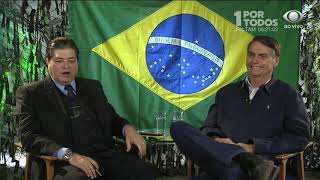 Datena entrevista o presidente eleito Jair Bolsonaro [upl. by Schoenburg]