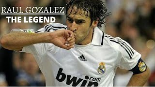 RAUL GONZALEZ quotTHE LEGENDquot GOALS amp SKILLS [upl. by Enogitna46]