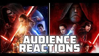 STAR WARS DOUBLE FEATURE Audience Reactions  2015  2017 [upl. by Northington]