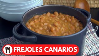 COMO HACER FREJOLES CANARIOS  RECETA PERUANA [upl. by Yokoyama]