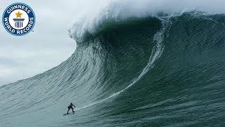 Largest wave surfed  Guinness World Records [upl. by Aldridge]