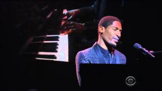 Jon Batiste Performing Blackbird  09 FEB 2016 [upl. by Lenhart]