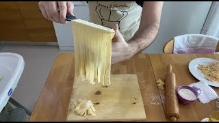 Evde Makarna Tarifi  Pasta Fettuccine [upl. by Sardse117]