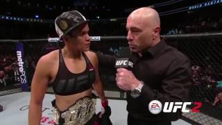 UFC 207 Amanda Nunes Octagon Interview [upl. by Alhahs]