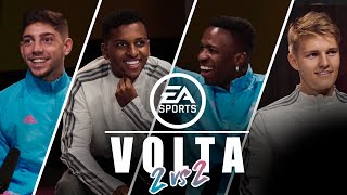 🎮 Who wins  Valverde amp Vini Jr 🆚 Rodrygo amp Ødegaard  FIFA 21 [upl. by Yldarb]