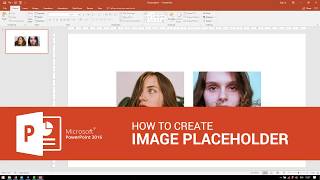 How To Create Image Placeholder In PowerPoint [upl. by Rigdon758]