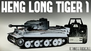 TIGER 1 Heng Long 116 RC Tank  Full Review [upl. by Tami]