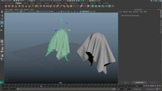 3D Basics in Maya  Intro to Cloth Simulation [upl. by Lennaj]