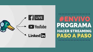 Como hacer Streaming con STREAMYARD en Youtube  PROGRAMAS para Transmisión en Vivo [upl. by Vance]