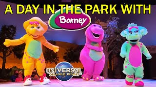 A Day in the Park with Barney FULL SHOW  Universal Studios Florida [upl. by Hyde]