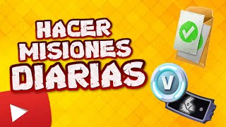 🎯 Cómo hacer las MISIONES DIARIAS en Fortnite Salvar el Mundo [upl. by Burg481]