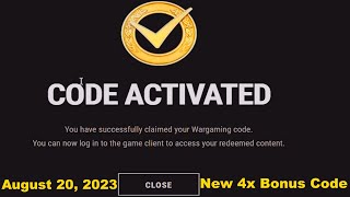 New 4x WoT Bonus Code EU  World of Tanks [upl. by Yelha]