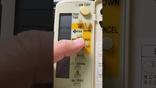 Daikin BRC4C Remote Control Settings [upl. by Ahsatal]