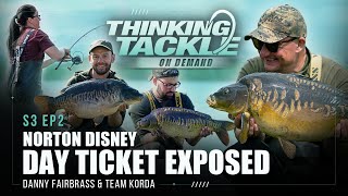 Korda Thinking Tackle OD 3 EP2 Danny Fairbrass Norton Disney Day Ticket  Carp Fishing 2020 [upl. by Murton]