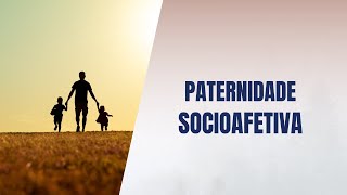 Paternidade socioafetiva [upl. by Adalie557]