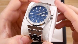 Maurice LaCroix Aikon Automatic Blue  Unboxing amp First Impressions [upl. by Hubie272]