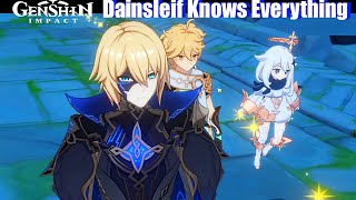 Genshin Impact  Dainsleif Remembers Lumine amp Aether Story Quest [upl. by Kipton]