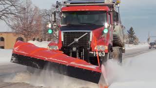 Anoka County Highway Dept Snowplow Operations [upl. by Ober]