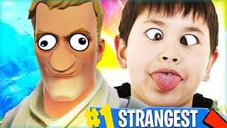 TROLLING THE STRANGEST KID EVER ON FORTNITE XboxAddictionz Fortnite Trolling [upl. by Htaek]