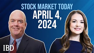 Stock Market Today April 4 2024 [upl. by Onabru]