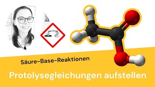 Protolysegleichungen aufstellen SäureBaseReaktion [upl. by Odlamur]