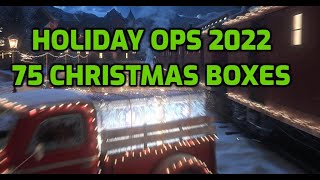 WOT Opening 75 Christmas boxes Holiday Ops 2022 [upl. by Attiuqram416]