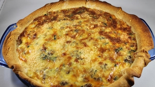 Sausage and Spinach Quiche [upl. by Drida]