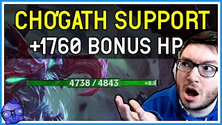 Chogath Support actually WORKS  League of Legends [upl. by Dahcir]