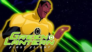 Con el Poder Amarillo Sinestro extermina a Los Linternas Verde  Green Lantern First Flight [upl. by Ahen225]