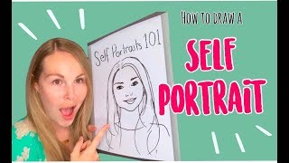 How To Draw A Self Portrait For Kids [upl. by Wagoner]