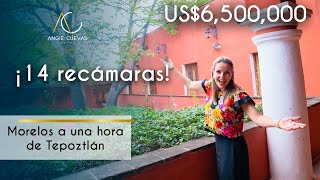 Vendo Hermosa Hacienda en Morelos ¡14 Recámaras [upl. by Nnyw]