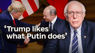 Bernie Sanders on Trump’s alignment with Russia [upl. by Powers]