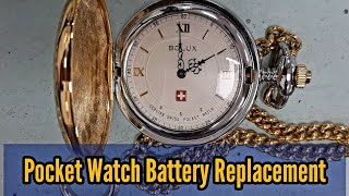 How To Change a Pocket Watch Battery  Watch Repair Channel [upl. by Uchida]