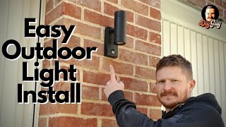 How To Install Outside Lights  Outdoor Light Wiring [upl. by Ajan497]