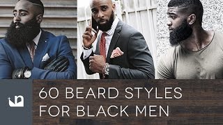 60 Beard Styles For Black Men [upl. by Annoyk]