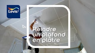 Comment peindre un plafond en plâtre [upl. by Aidnahs]