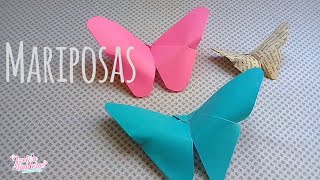 Como hacer mariposas de papel origami [upl. by Perr575]