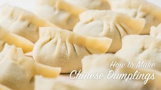 How to Make Chinese Dumplings recipe 饺子 [upl. by Stryker]