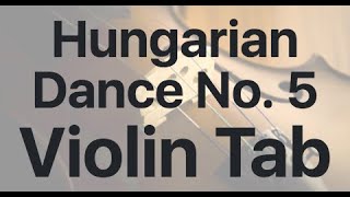 Learn Hungarian Dance No 5 on Violin  How to Play Tutorial [upl. by Thompson]