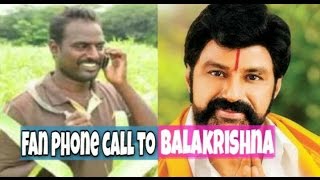 Balakrishna viral phone call  fan irritating Balakrishna  Balakrishna Abused fan [upl. by Nalda565]